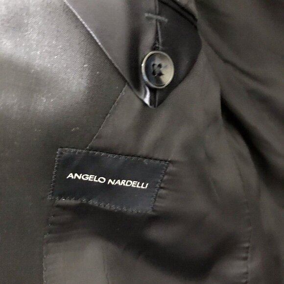 Angelo Nardelli luxury Wool Midnight Blue blazer 50/40US NWT$1495 - Picture 7 of 10